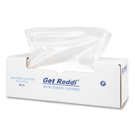 Integrated Bagging Systems Poly Bun Rack Cover, 60x80, 15 Micron, PK50 BR60X80